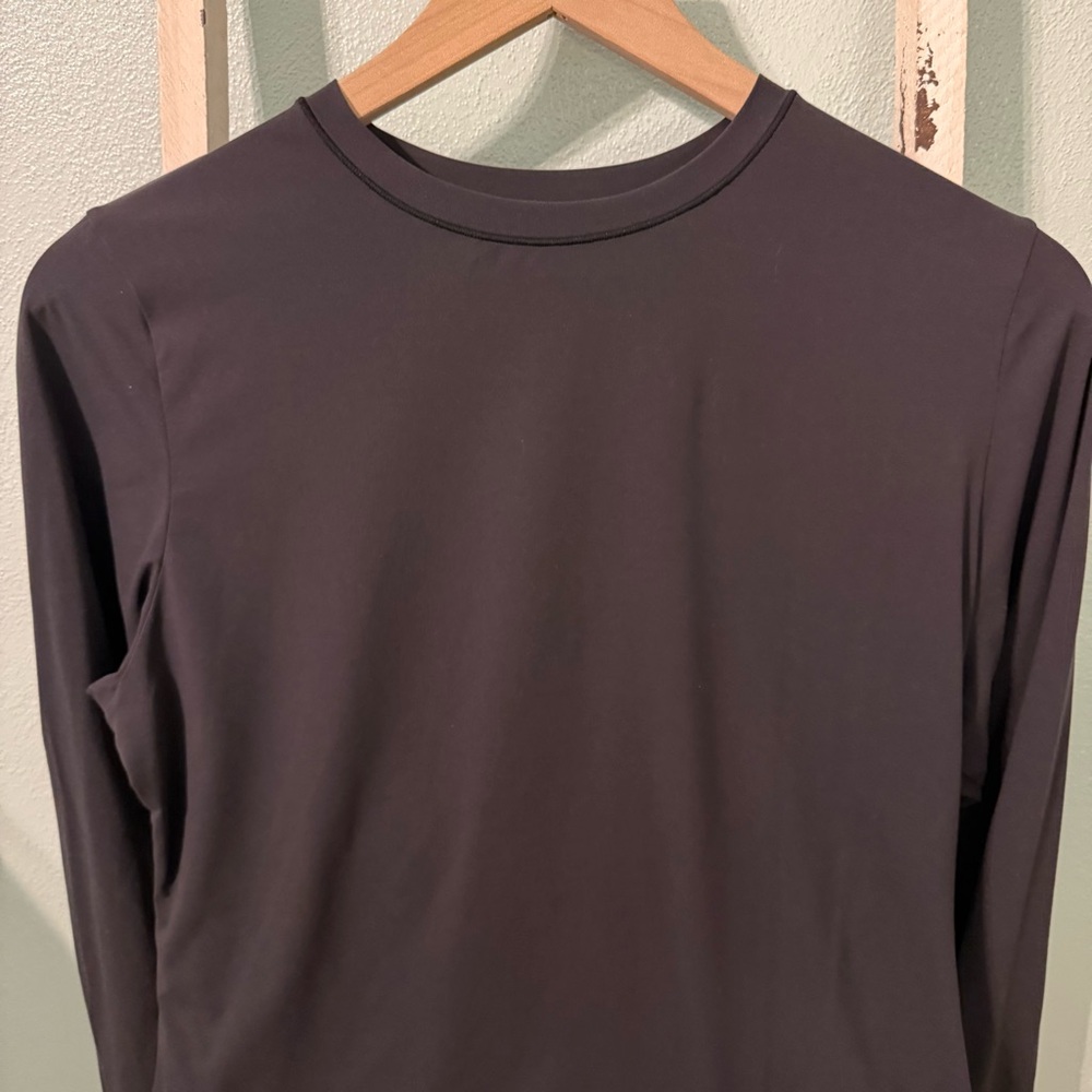 SKIMS Fits Everybody Long Sleeve Bodysuit Top Black 2XL Women Kim Kardashian - Picture 2 of 5
